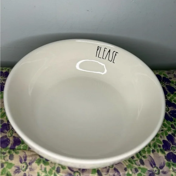 Rae Dunn Pasta Bowl Seconds Please - Picture 3 of 8